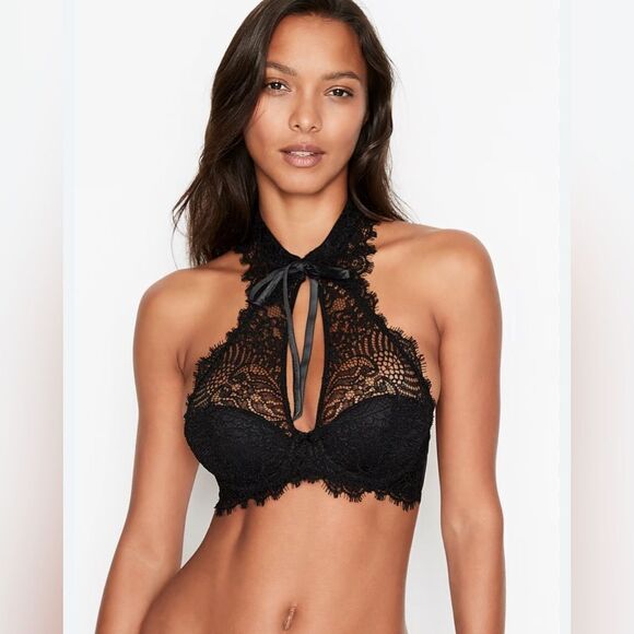 Victoria Secret DREAM ANGELS Lace & Collar Demi Bra Top. NWT 34C - Picture 1 of 4